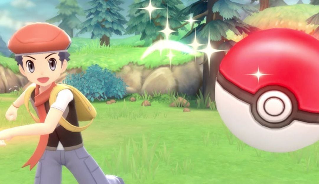 Entrenador lanzando una pokébola