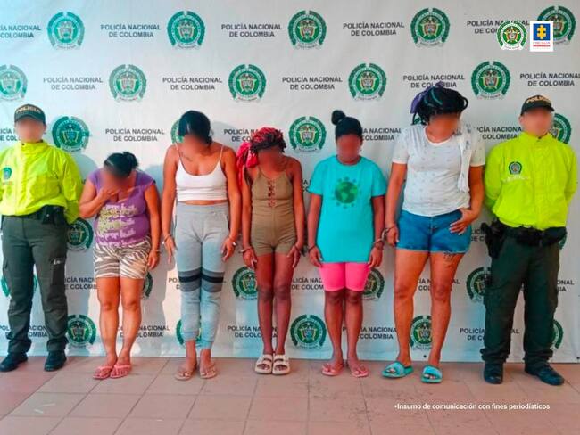 Capturadas cinco mujeres en Cartagena por presunta trata de personas