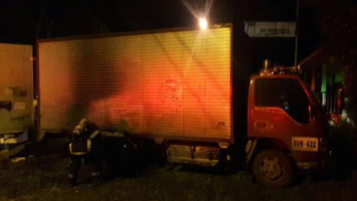 En Quindío intentaron quemar camión que no participa del paro