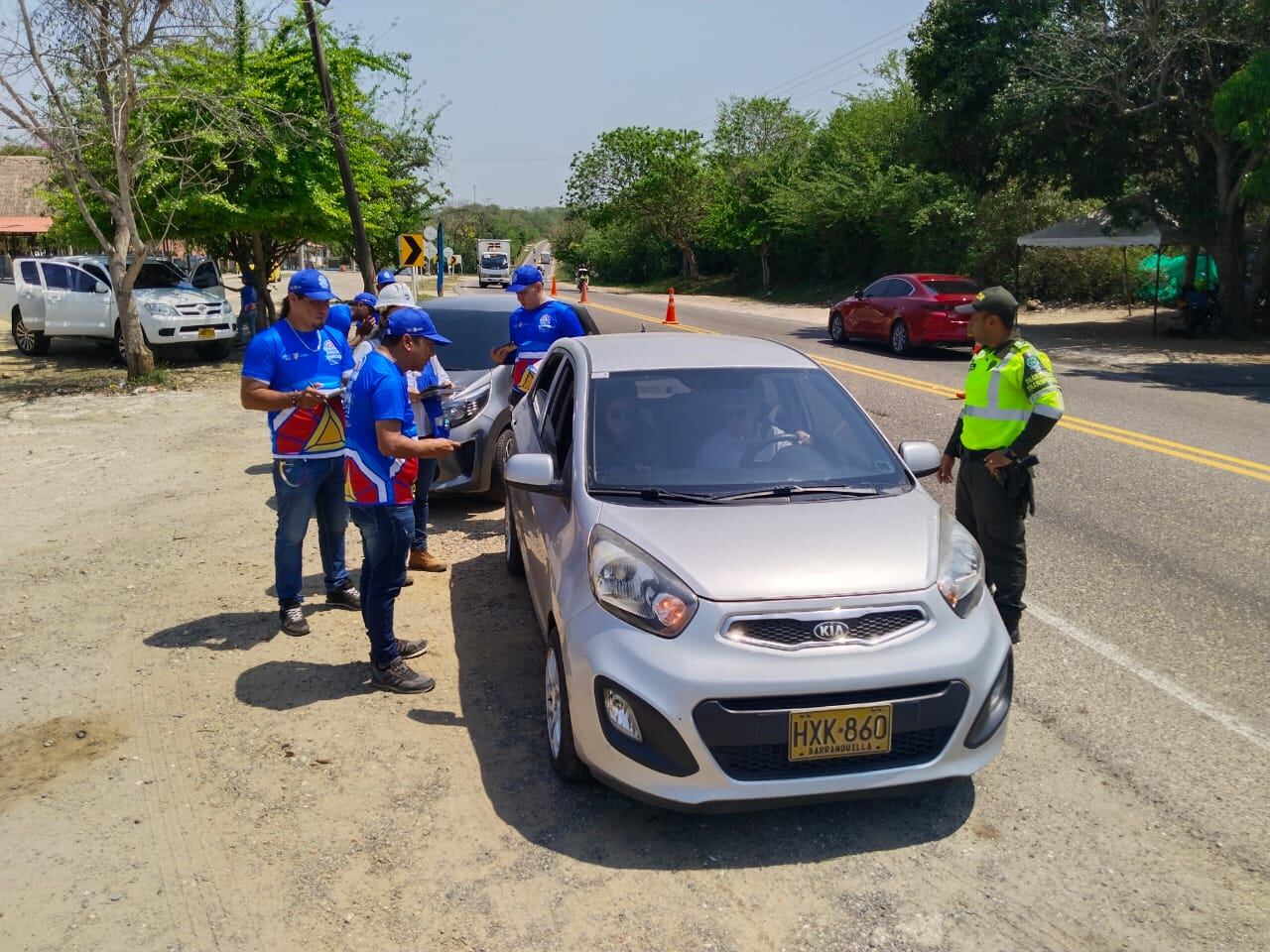 Tránsito durante la Semana Santa en el Atlántico./ Foto: Gobernación del Atlántico
