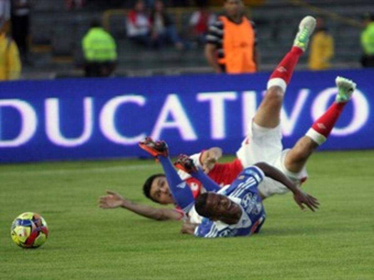 No hubo goles, pero sí 'alta tensión' entre Santa Fe y Millonarios