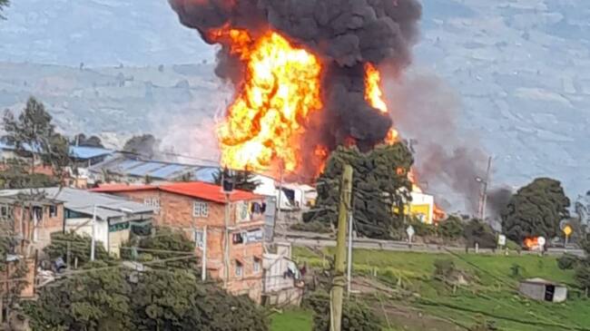 Cortesía Bomberos de Cundinamarca