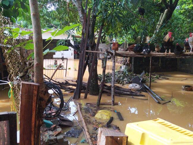 Emergencias por lluvias en Antioquia. Foto: cortesía Dagran.