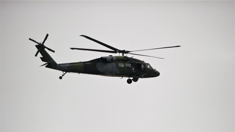 Helicóptero de la Aviación del Ejército Nacional. Foto: Getty Images