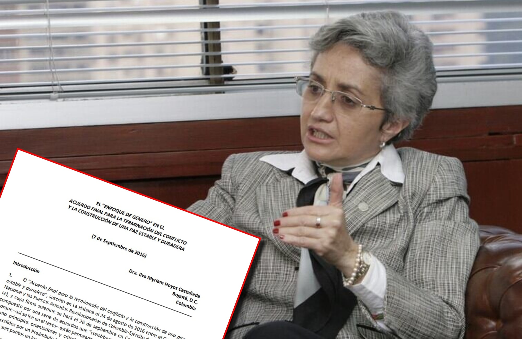 Ilva Myram Hoyos. Foto: Colprensa.