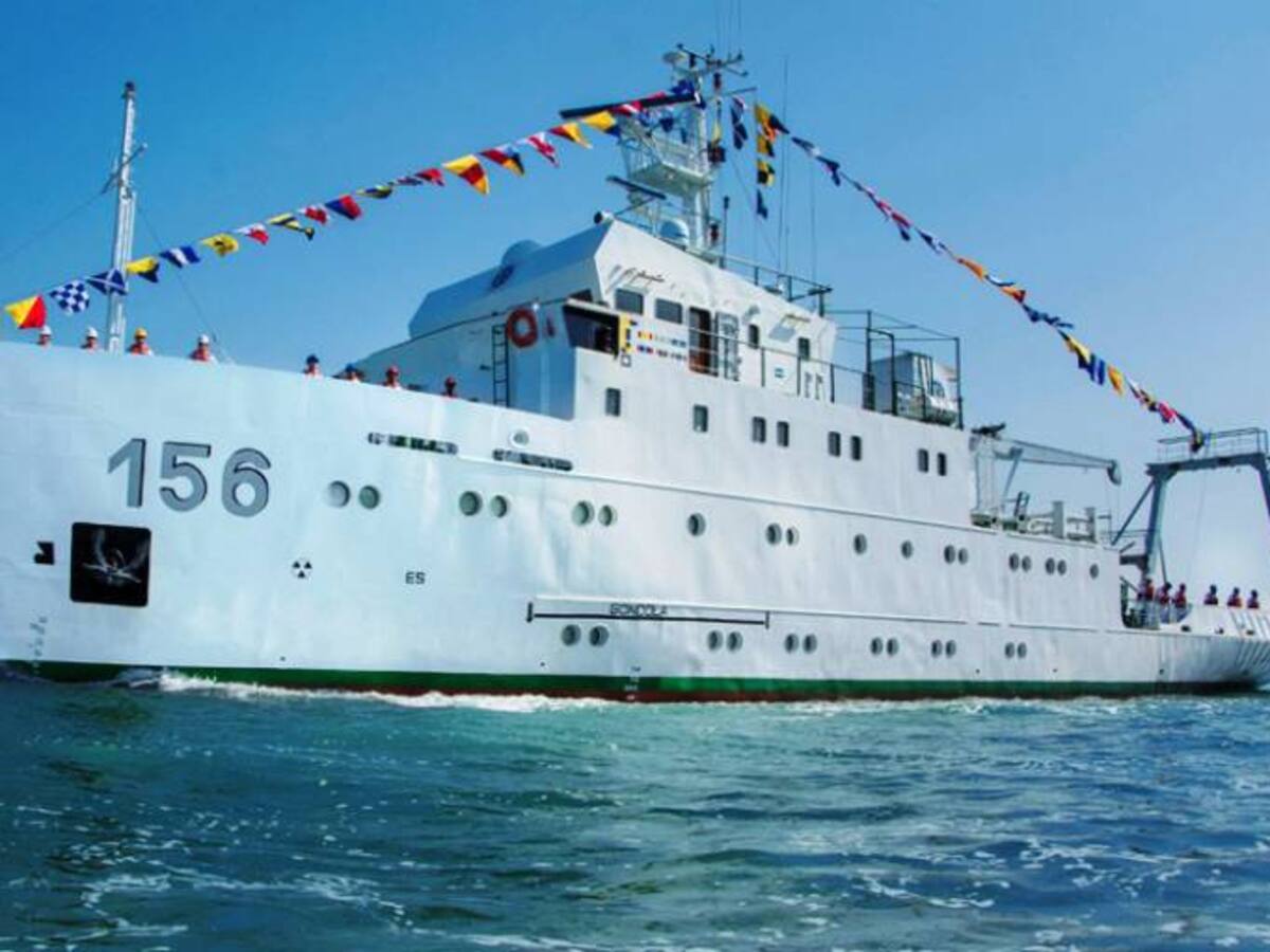 ARC Malpelo sirvió de plataforma para encontrar al Galeón San José