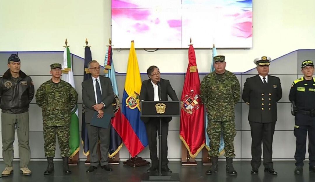 Gustavo Petro nombró nueva cúpula de las fuerzas militares y Policía