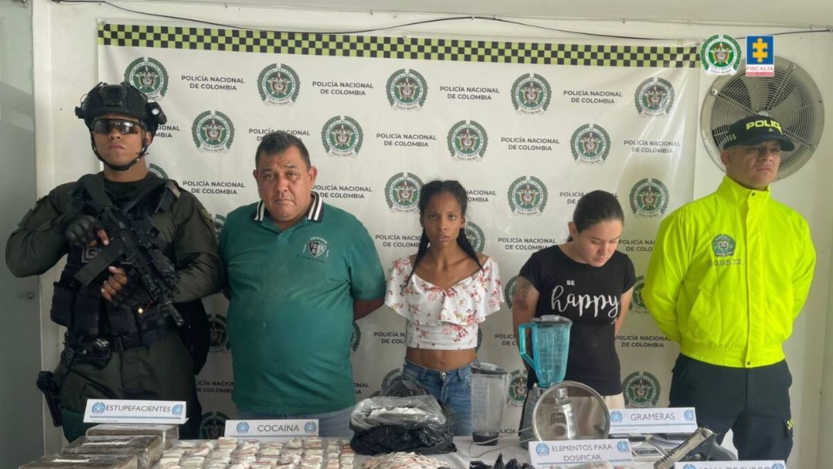 Juez envió a presuntos expendedores de cocaína de Dosquebradas directo a prisión
