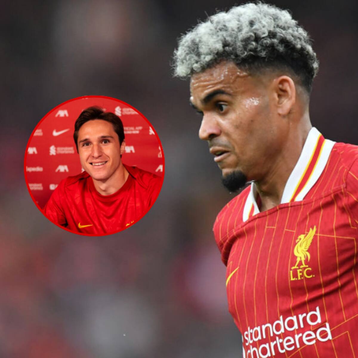 Luis Díaz tiene un salario mucho menor que el de Chiesa, el nuevo fichaje del Liverpool