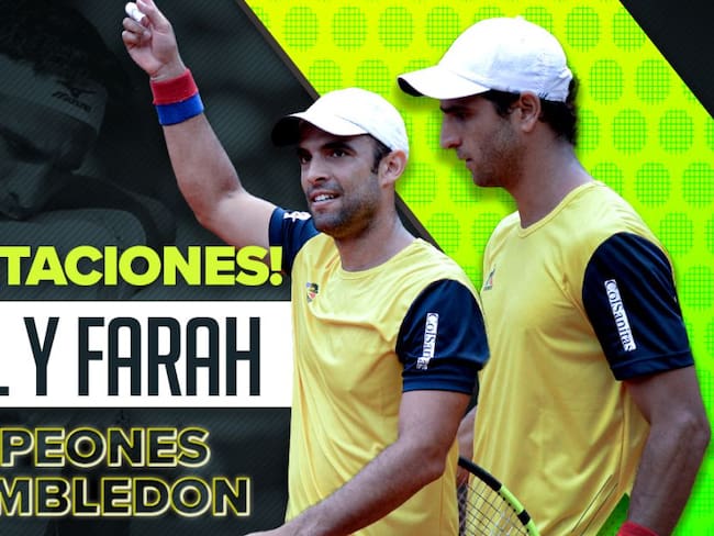 ¡HISTÓRICO! Juan Sebastian Cabal y Robert Farah son campeones de Wimbledon