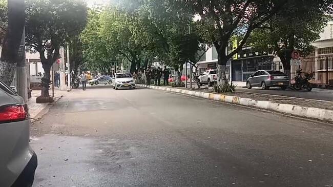 Ataque sicarial en el centro de Cúcuta / Foto: Noticias Cúcuta 75