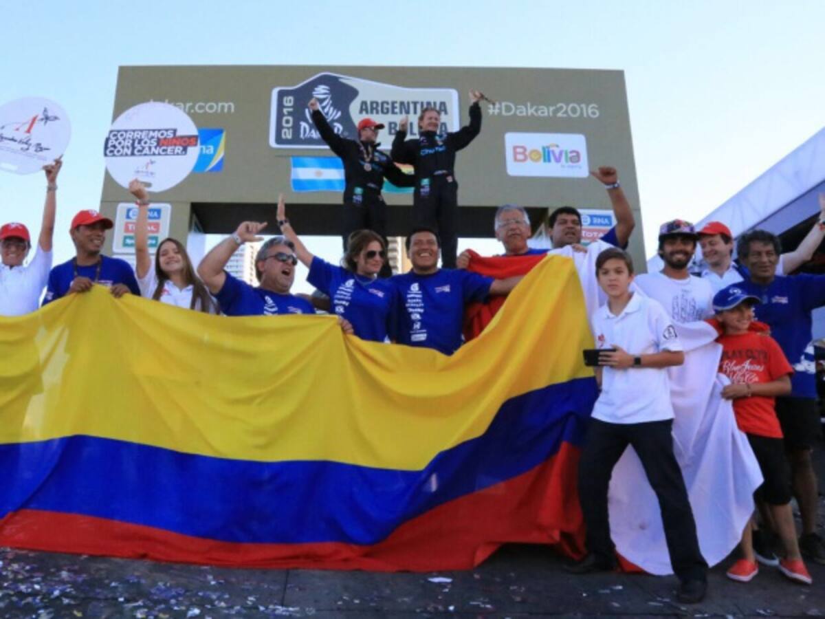 Tres pilotos colombianos hicieron historia en el Rally Dakar 2016