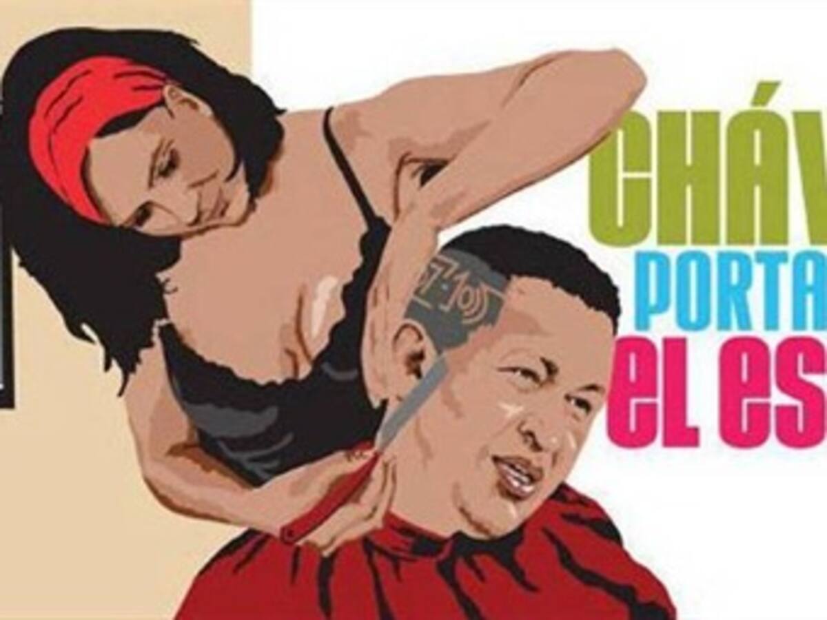 Lanzan campaña a favor de Chávez en la que lo muestran como un joven, rapero y boxeador