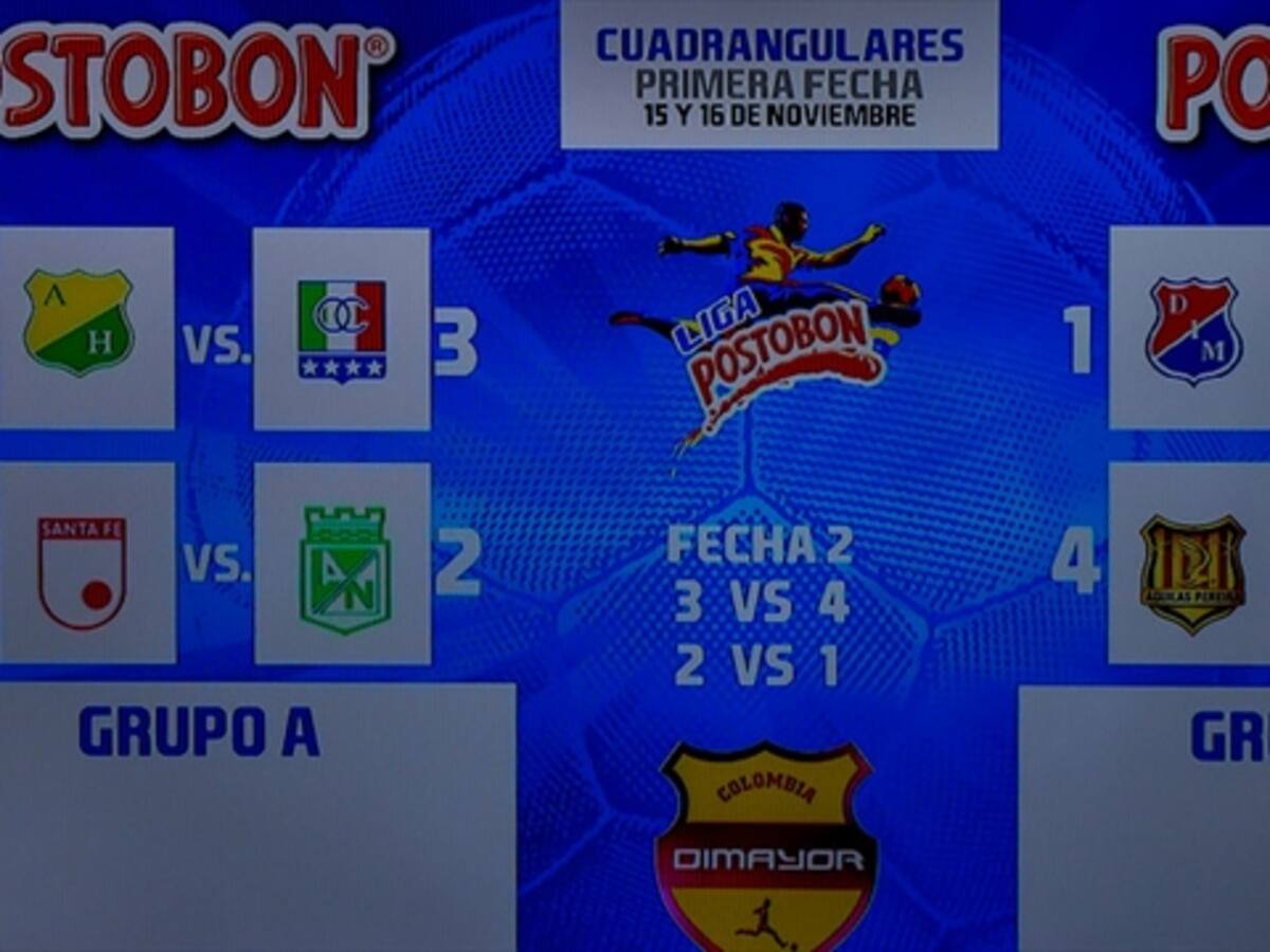 Prográmese con los partidos de los cuadrangulares del FPC