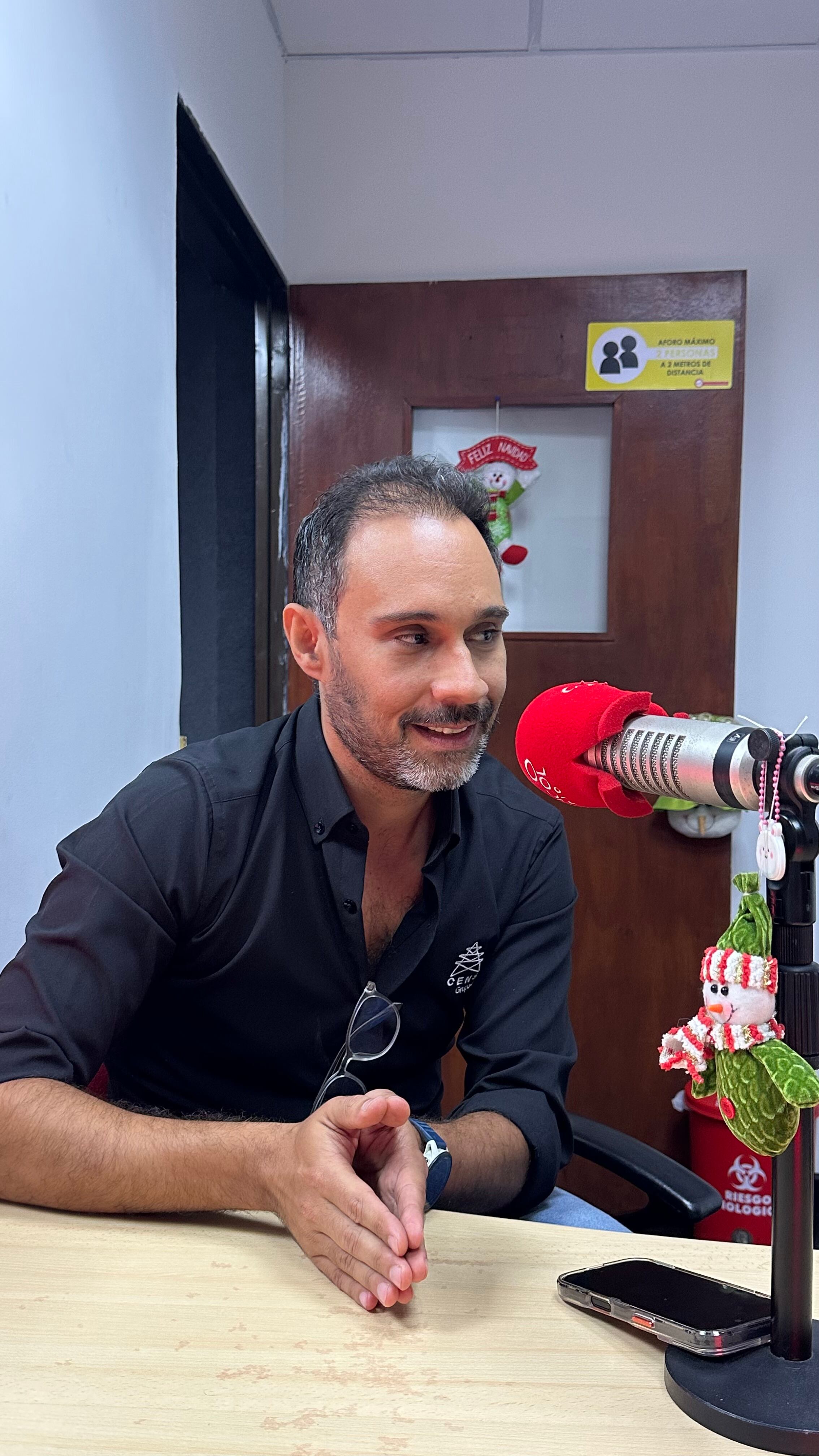 Gerente Cens José Miguel González / Foto Caracol Radio