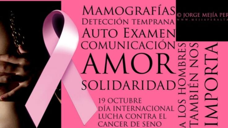 Octubre es el mes de la prevención de cáncer de seno