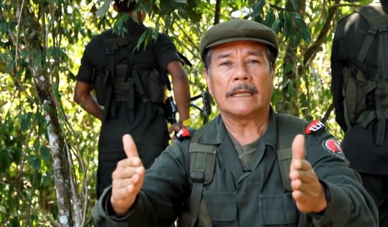 Comandante del ELN, Gabino.