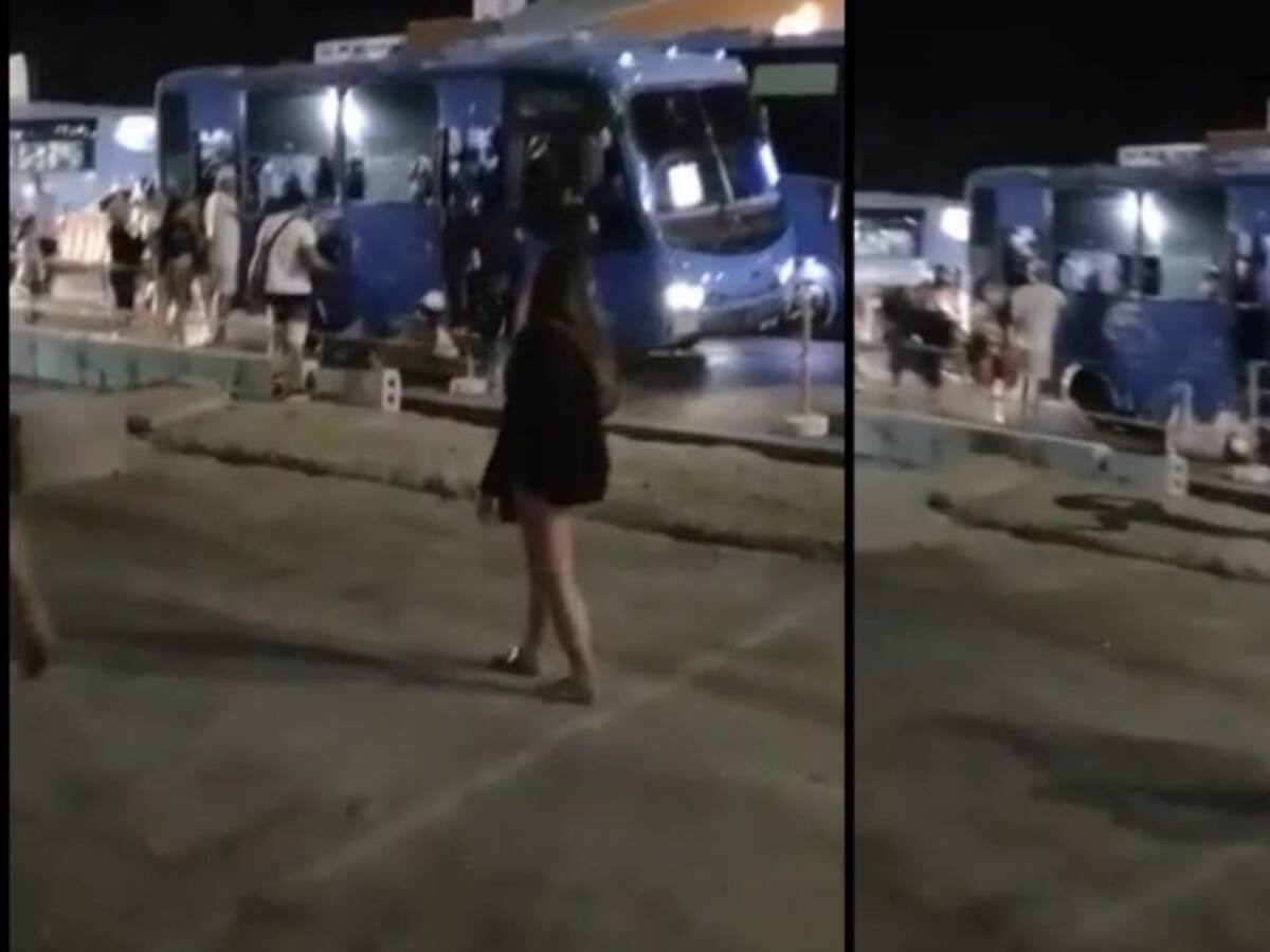 Investigan caso donde adulto mayor cae de un bus de transporte público