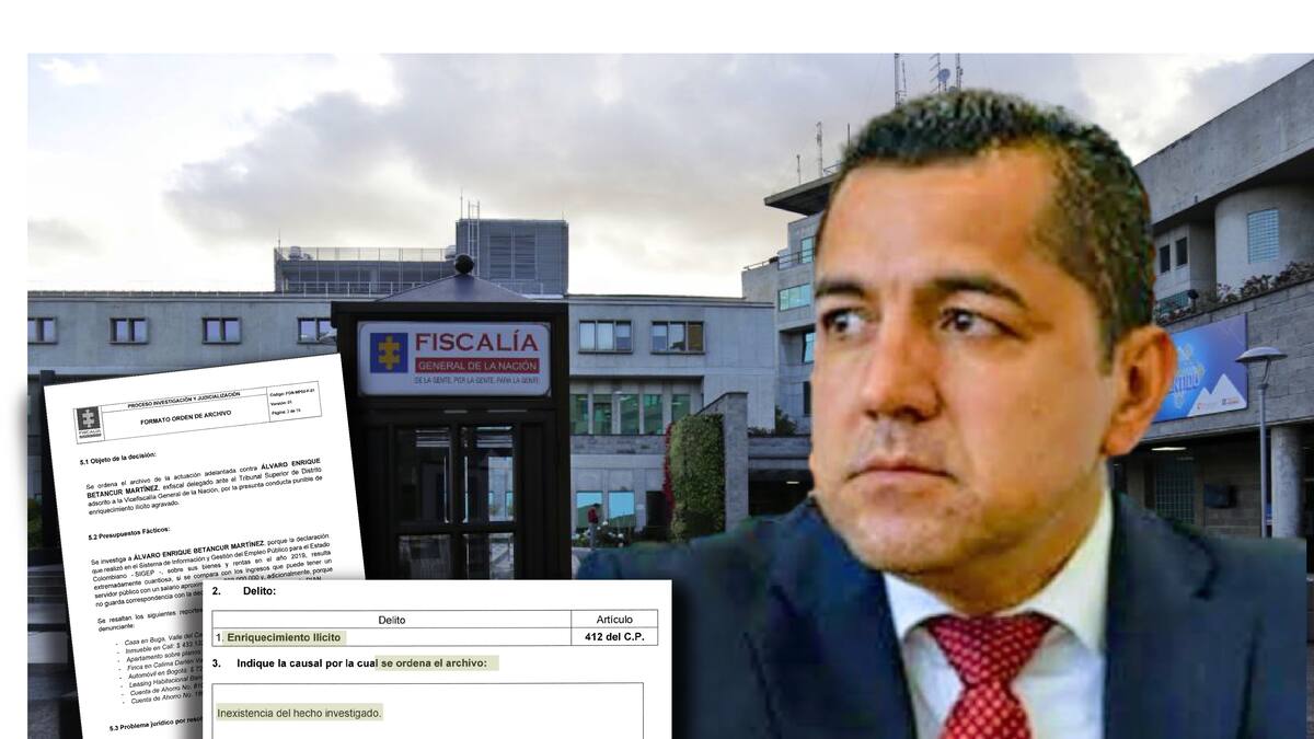 Enriquecimiento ilícito no existió: Fiscalía archiva proceso en favor de exfiscal Betancur