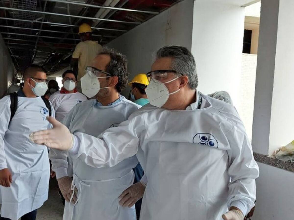 Adecuación de pisos 9 y 10 del HUC en Cartagena tiene un 70% de avance