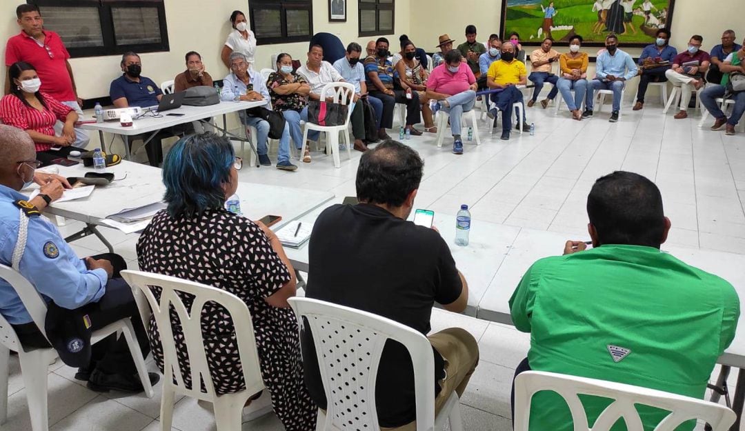Se realizarán nuevas mesas de trabajo para lograr que estás comunidades puedan tener seguridad y convivencia ciudadana