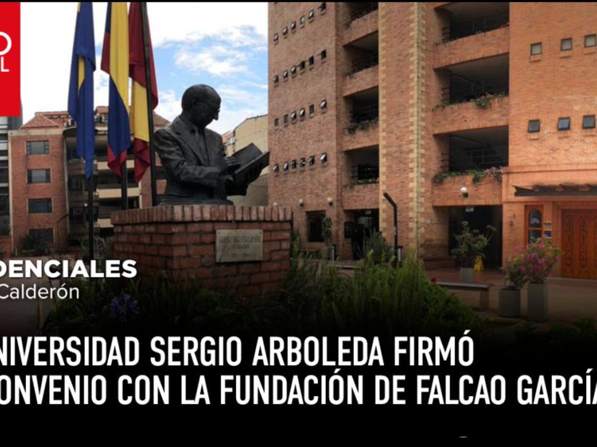 U. Sergio Arboleda firmó un convenio con la Fundación de Falcao García