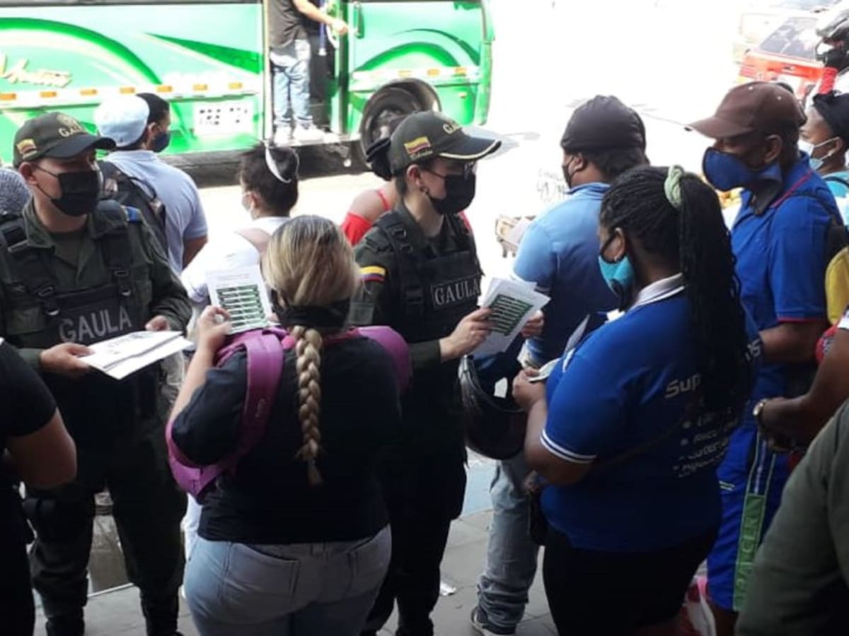 Comando situacional de la Policía se tomó el mercado de Bazurto