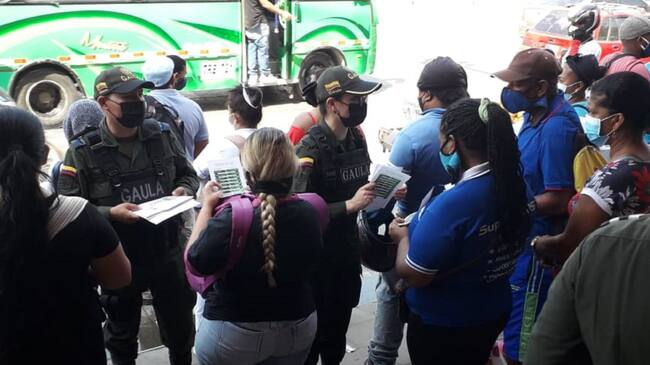 Diferentes especialidades brindaron recomendaciones a la comunidad para prevenir la extorsión, secuestro, hurtos y otros delitos