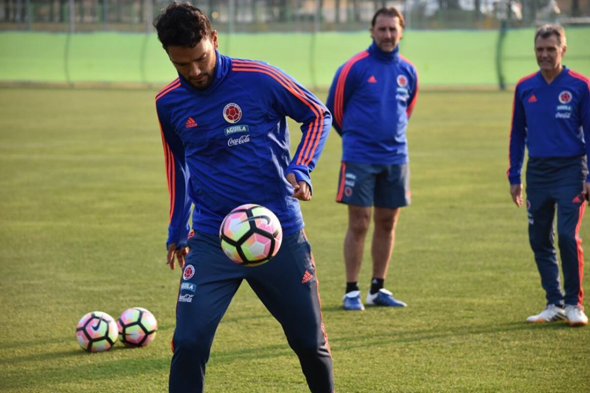 Los jugadores de la Liga Águila y Giovanny Moreno entrenaron.