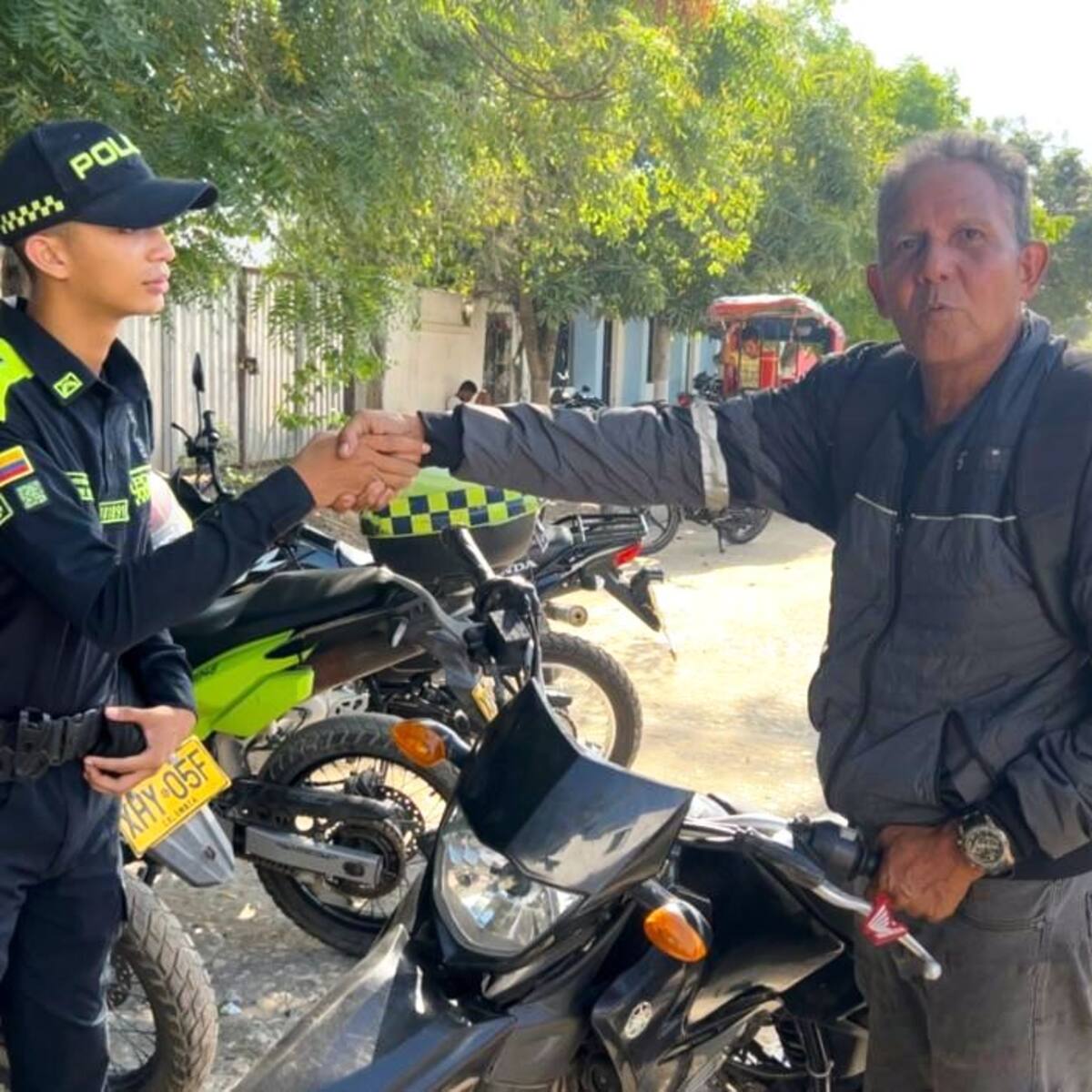 ¡Le devolvieron la herramienta de trabajo! Recuperan moto robada a mensajero