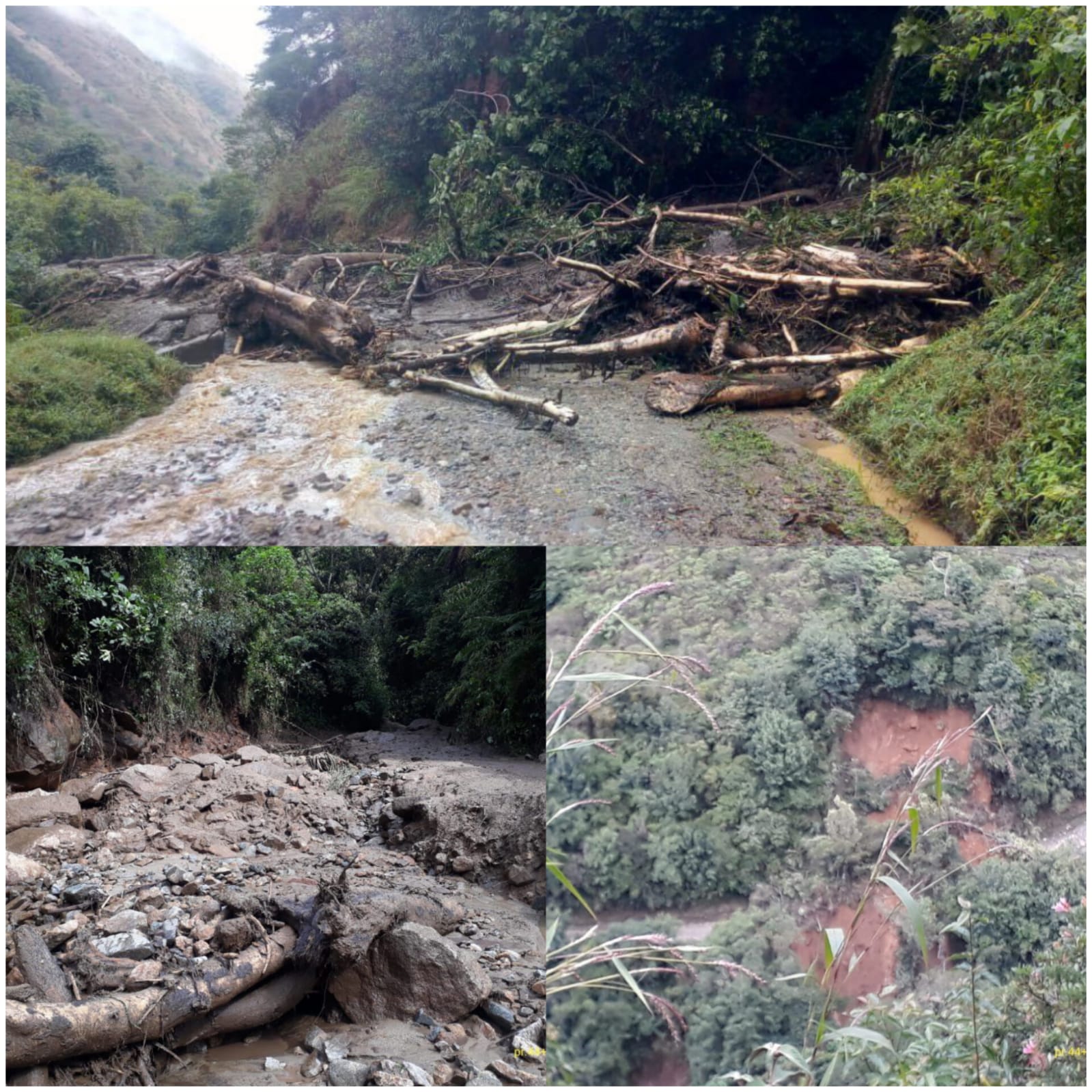 La situación ya comienza a generar un impacto negativo en la economía de ambos departamentos.