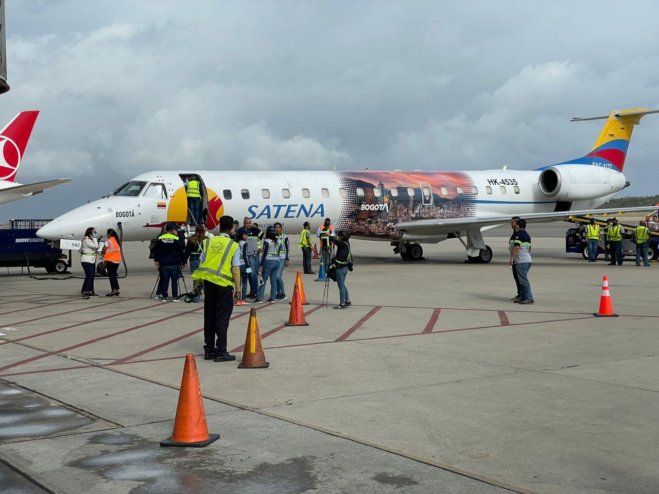 Aerolinea estatal Satena. Foto: Manuel Cobela