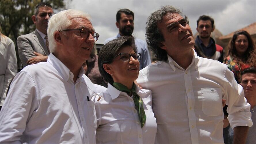 Claudia López y Jorge Robledo encabezarán la lista al Senado de cada uno de sus partido políticos. Foto: Colprensa