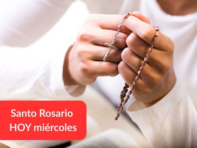 Imagen de referencia sobre el Santo Rosario de este Miércoles Santo. / Getty Images
