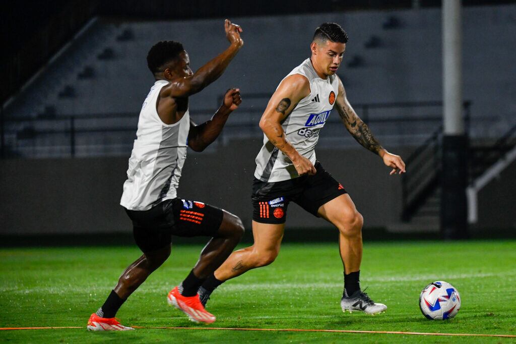 James Rodríguez en la concentración de la Selección Colombia / FCF