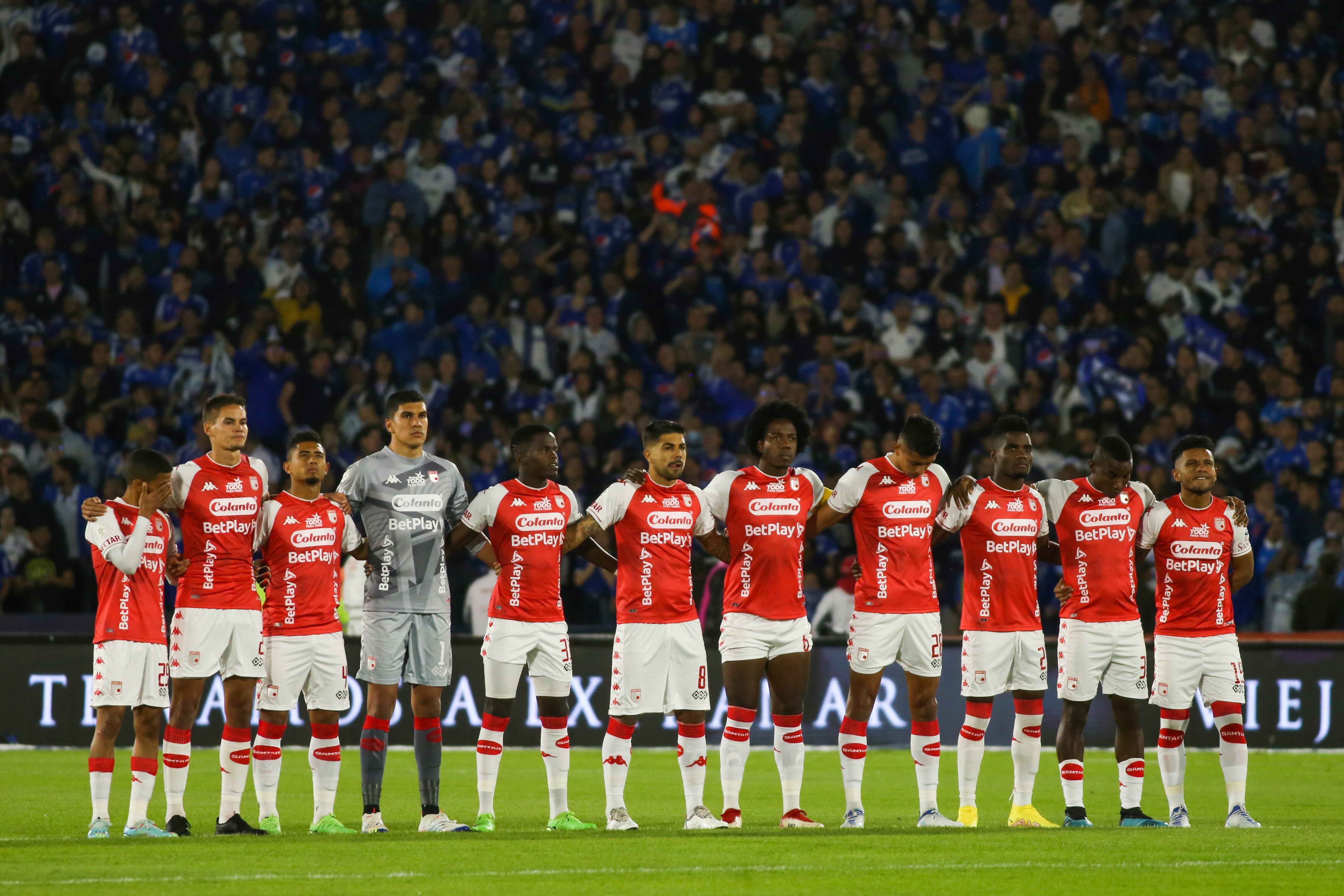 Independiente Santa Fe en 2021.  (Photo by Daniel Garzon Herazo/NurPhoto via Getty Images)