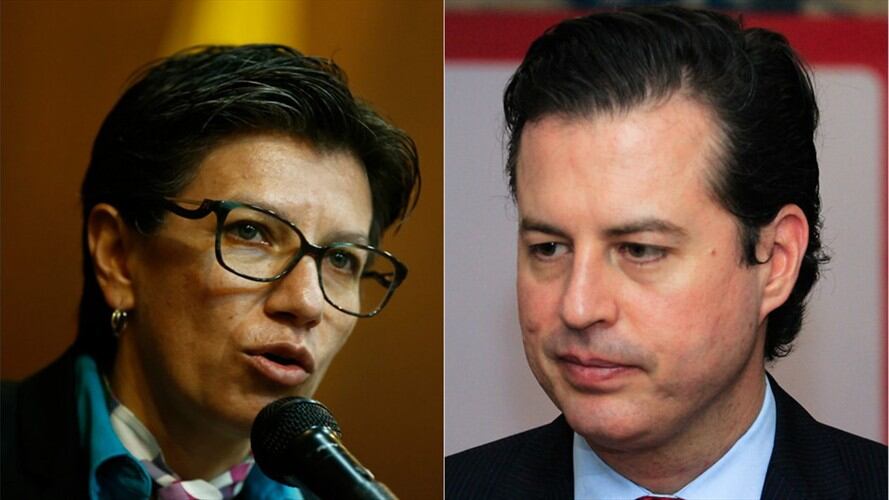 Claudia López y Juan Manuel Galán. Foto: Colprensa