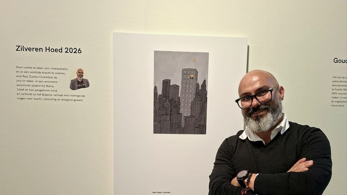 El caricaturista Colombiano que triunfó en reconocido concurso en Europa