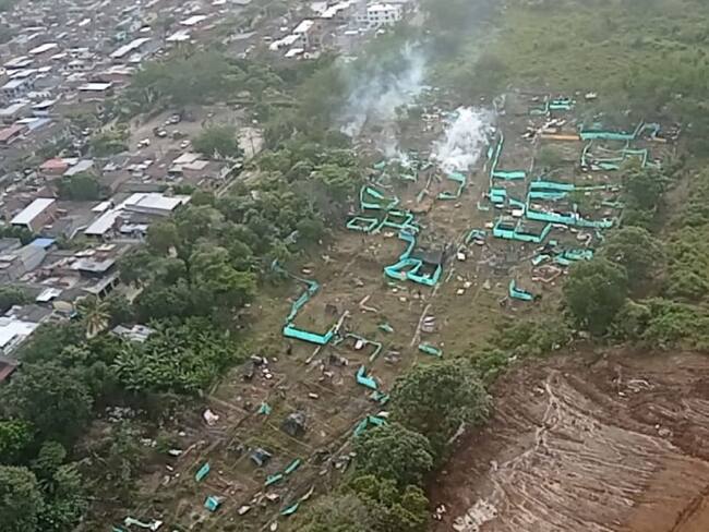 La invasión estaba en la comuna ocho de Ibagué.