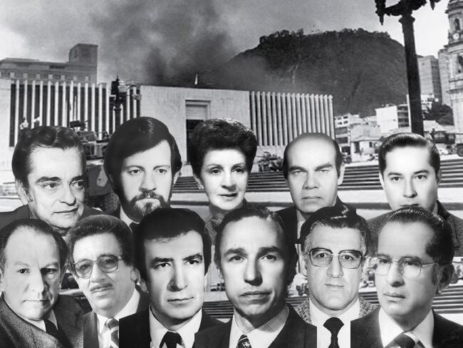Quiénes eran los magistrados asesinados en la toma del Palacio de Justicia hace 40 años