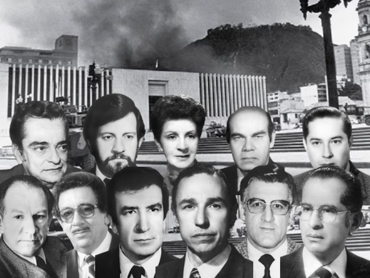 Quiénes fueron los magistrados asesinados en la toma del Palacio de Justicia hace 40 años