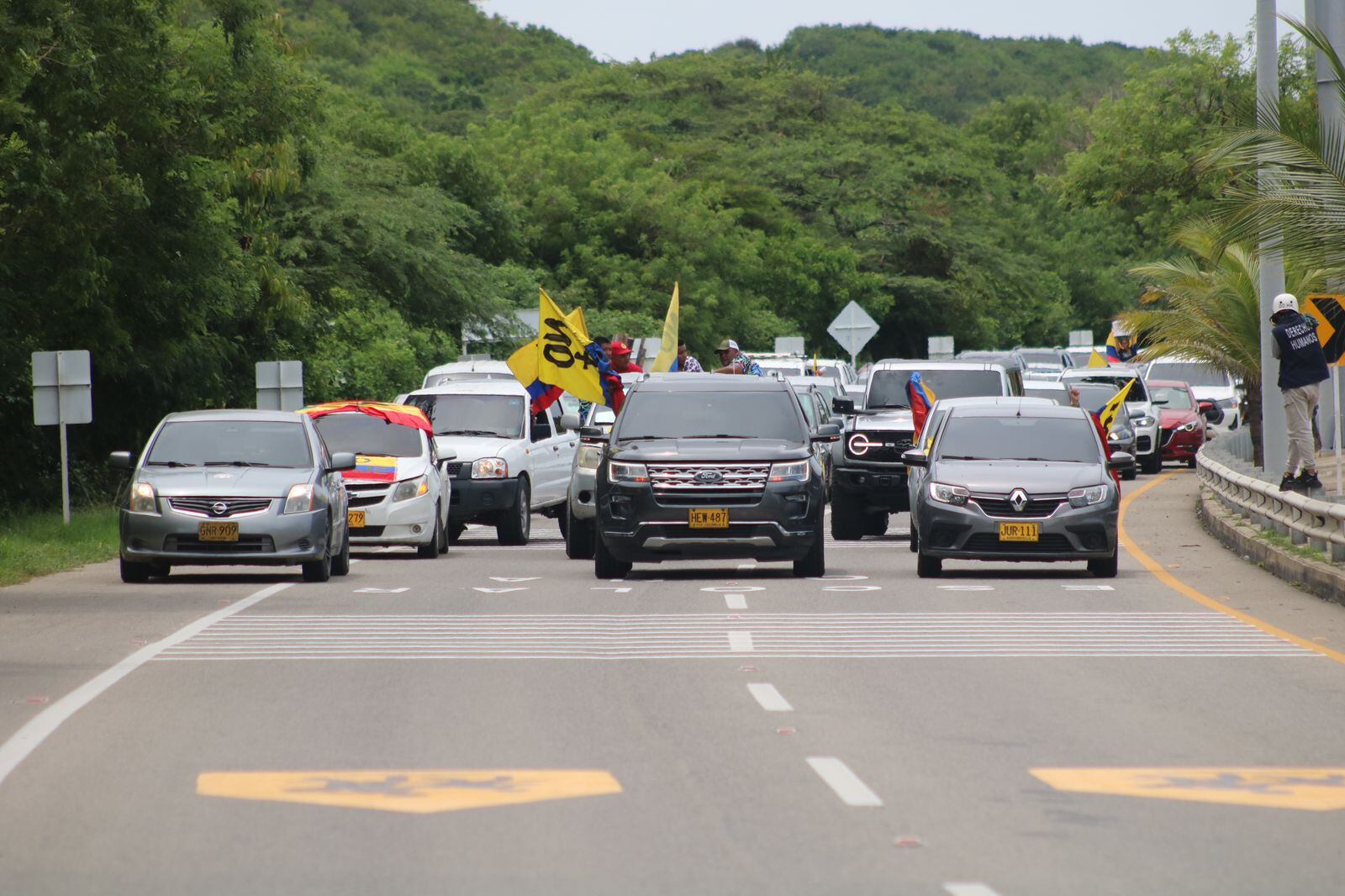 Plan tortuga en peaje Papiros