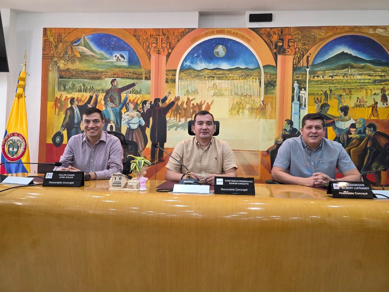 Mesa directiva del Concejo de Cúcuta año 2026. / Foto: Caracol Radio.