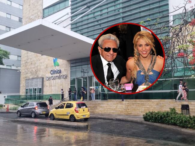 Padre de Shakira está en una UCI en Barranquilla./ Fotos: Caracol Radio (principal) y Rodrigo Varela (WireImage)