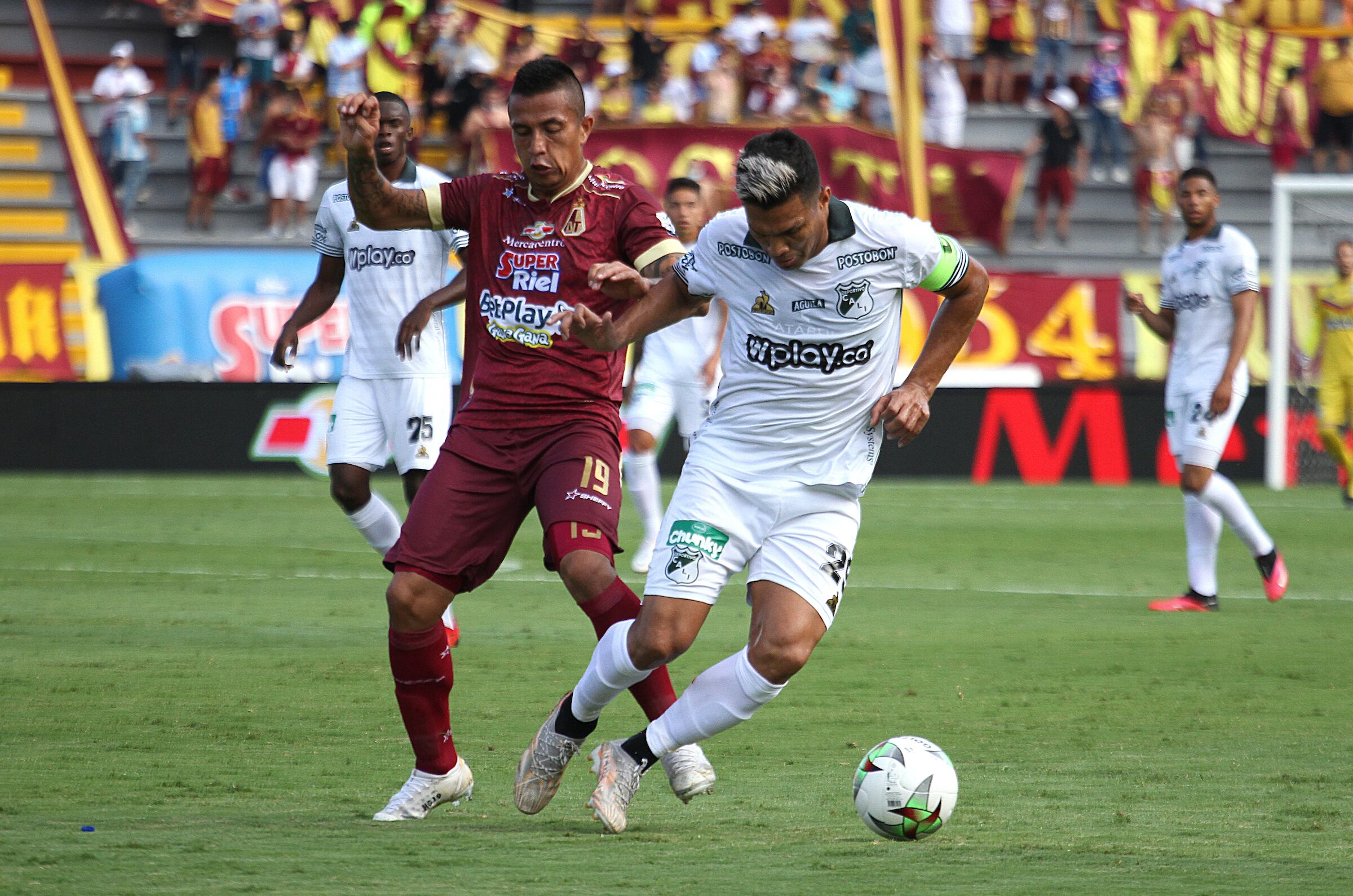 Teófilo Gutiérrez, delantero barranquillero en su paso por el Deportivo Cali. Photo: VizzorImage / Felipe Caicedo / Staff