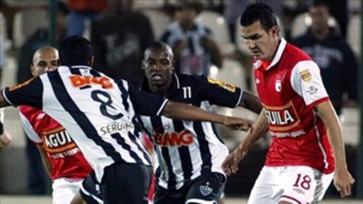 Santa Fe cae 2-0 ante Atlético Mineiro en la ida de los octavos de la Sudamericana