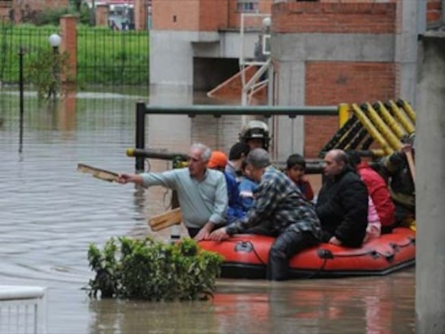 Fuerte aguacero obligó a suspender labores de evacuación al suroccidente de Bogotá