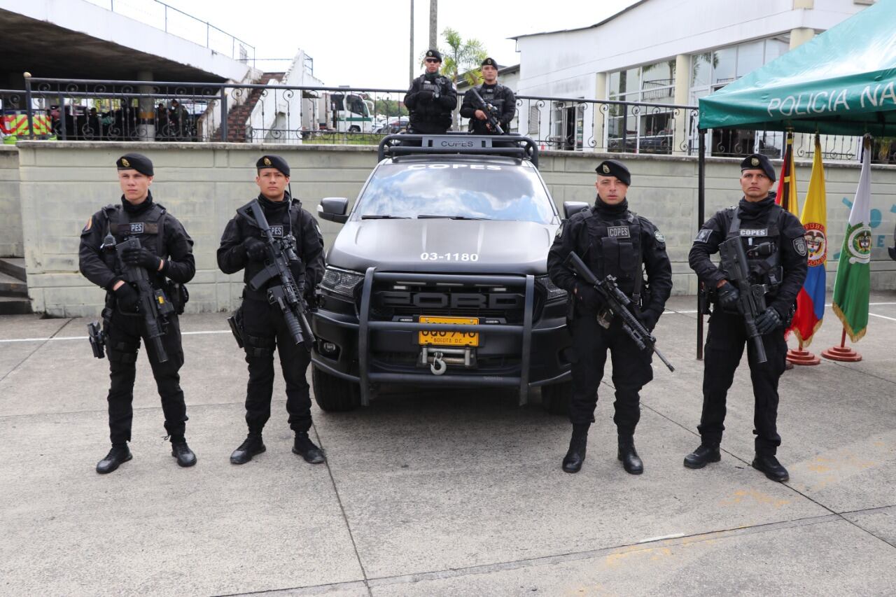 Una Unidad de Comandos en Operaciones Especiales y Antiterrorismo llega a Pereira - Policía Metropolitana de Pereira