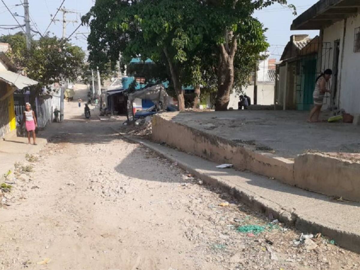 Puesto de Mando contra el Coronavirus en barrio Nelson Mandela de Cartagena