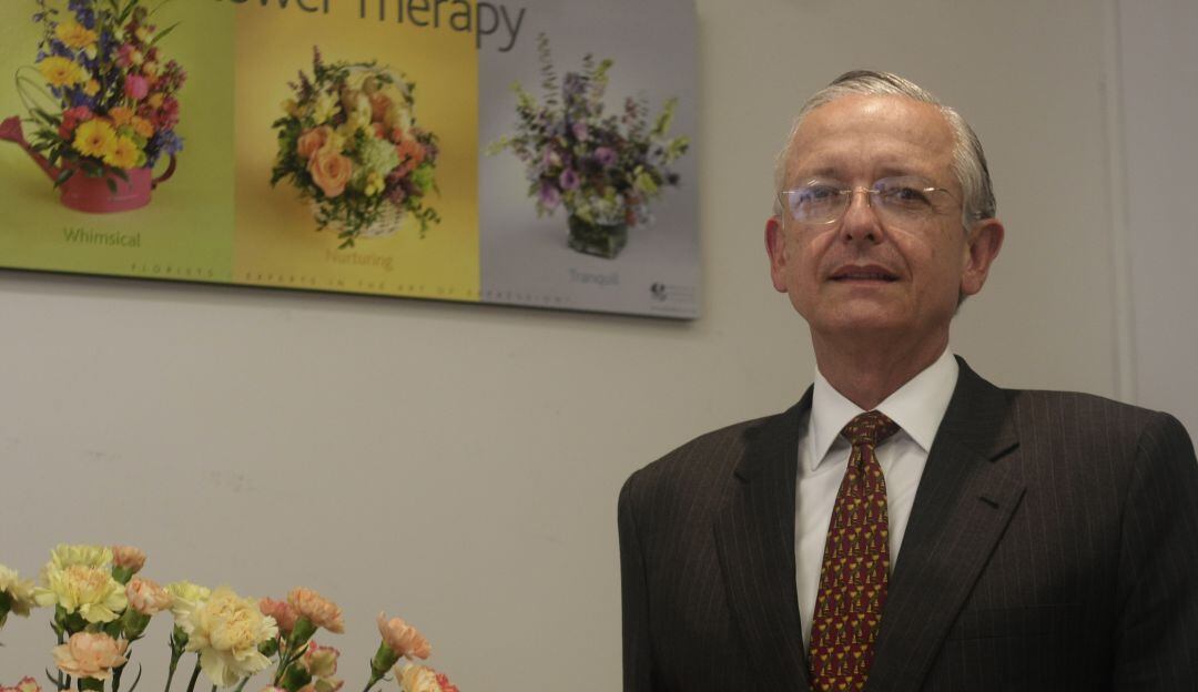 Presidente de Asocolflores, Augusto Solano